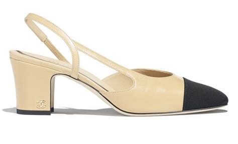 scarpe tacco alto chanel|Scarpe Chanel Slingback .